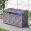 Outdoor Spruce Wood Garbage Can Garden Storage Shed