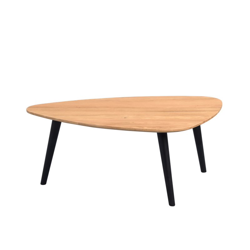 Yoder Solid Wood Three Leg Coffee Table, 36cm H x 92cm W x 60cm D