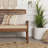 48'' Wide Rectangle Acacia Loveseat with Cushions-1216501097