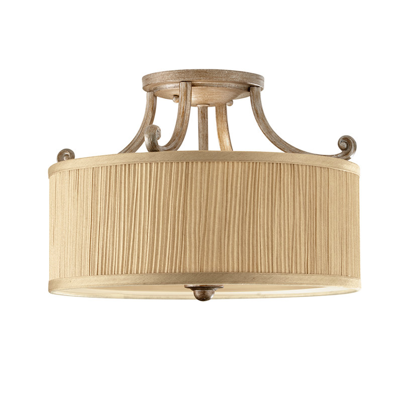 Leon Glass Semi Flush Mount