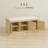 Shoe Storage Bench with Woven Rattan Doors, Shoe Bench with Cushion-1765707257