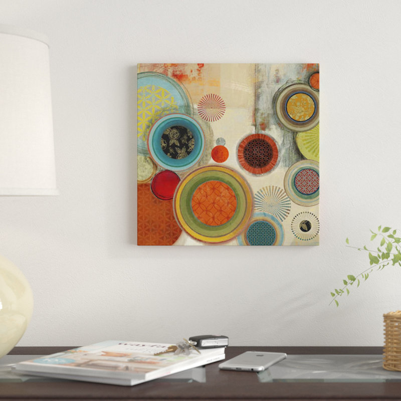 «Motions I», reproduction sur toile, H 26 po x l 26 po x P 1,5 po, Pas de tapis, Toile tendue