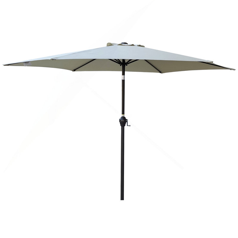 Parasol moderne de 9 pi, Rosée givrée