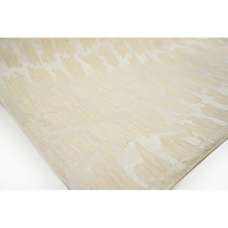 Polyester Abstract Rectangle Placemat, Ivory