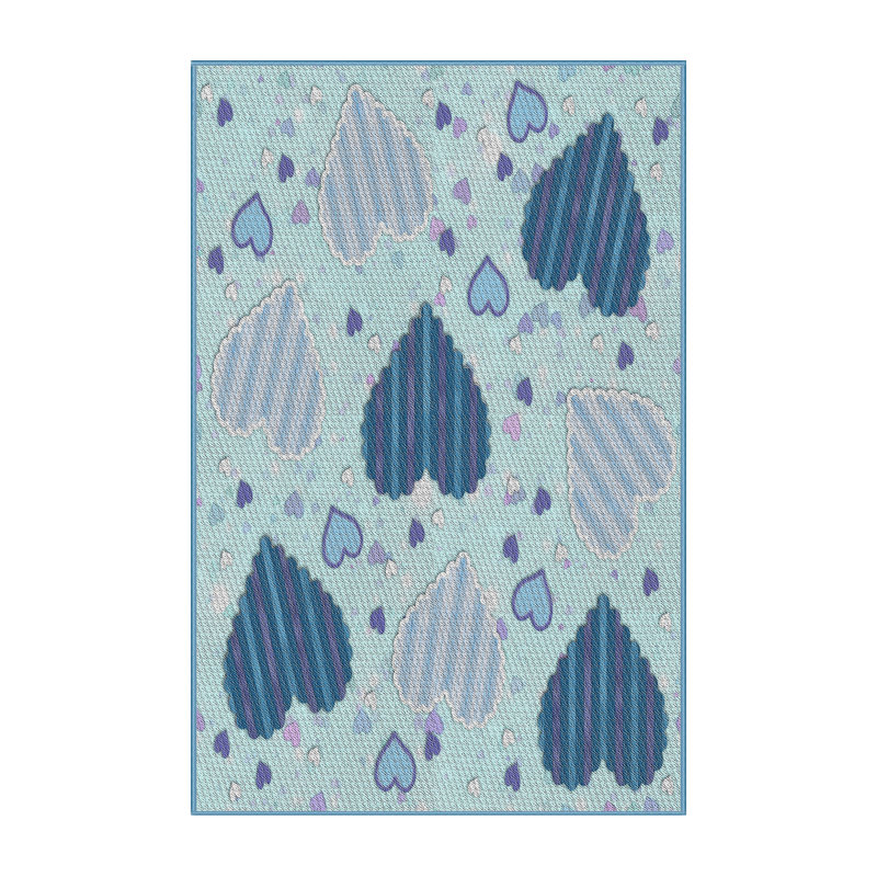 Tapis bleu marine à motifs Adilene, Rectangle 8 pi x 12 pi
