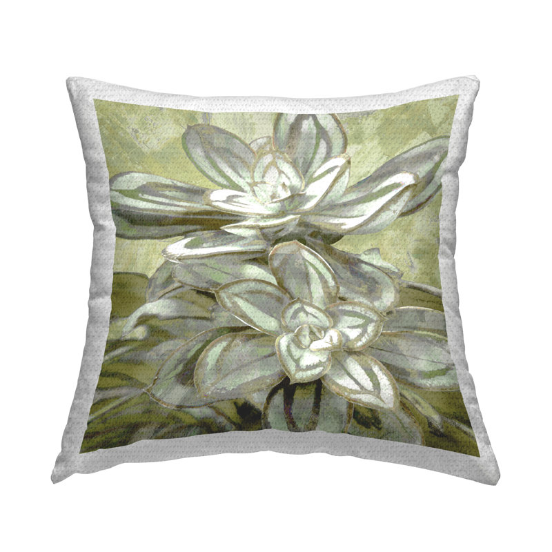 Floral Outdoor Throw Pillow