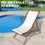 Chaise de plage inclinable Borges