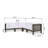 30.25'' Wide L-Shaped Patio Sectional with Cushions-2603105