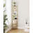 Caterino Corner Shelf Stand, Glass Bookshelf Bookcase, Bathroom Organizer, Plant Stand, Steel Frame, Tempered Glass, Modern Style for Living Room, Bathroom, Kitchen-1504562880-1525654541