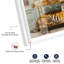 «Tiger at the Bar Cart Shadowbox», art mural rétro par Notoriart, cadre blanc, 30 x 20-224992-224998