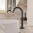 DAX Portofino Single Handle Vessel Brass Bathroom Faucet-109055991