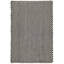 Two-Tone Rope Black/Ivory Handwoven Indoor/Outdoor Rug-41129049