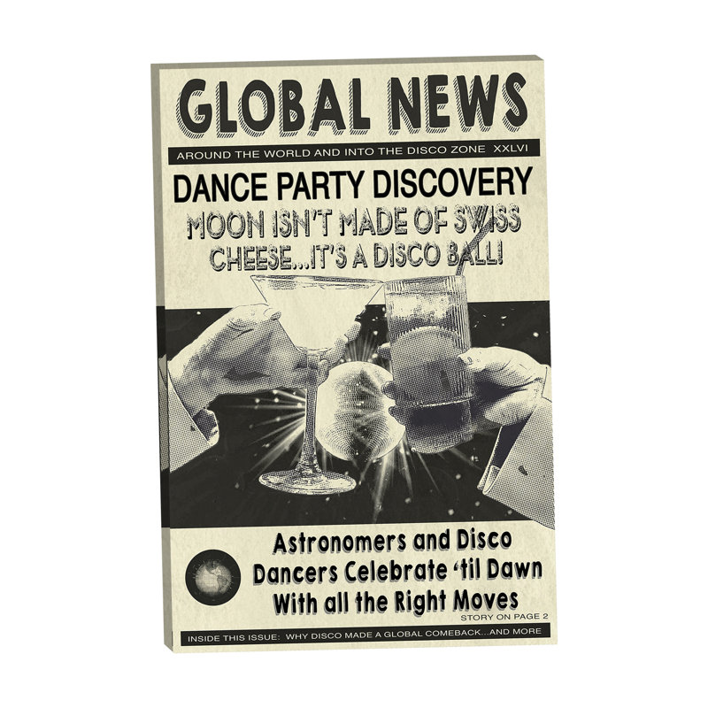 Disco News 24 x 36