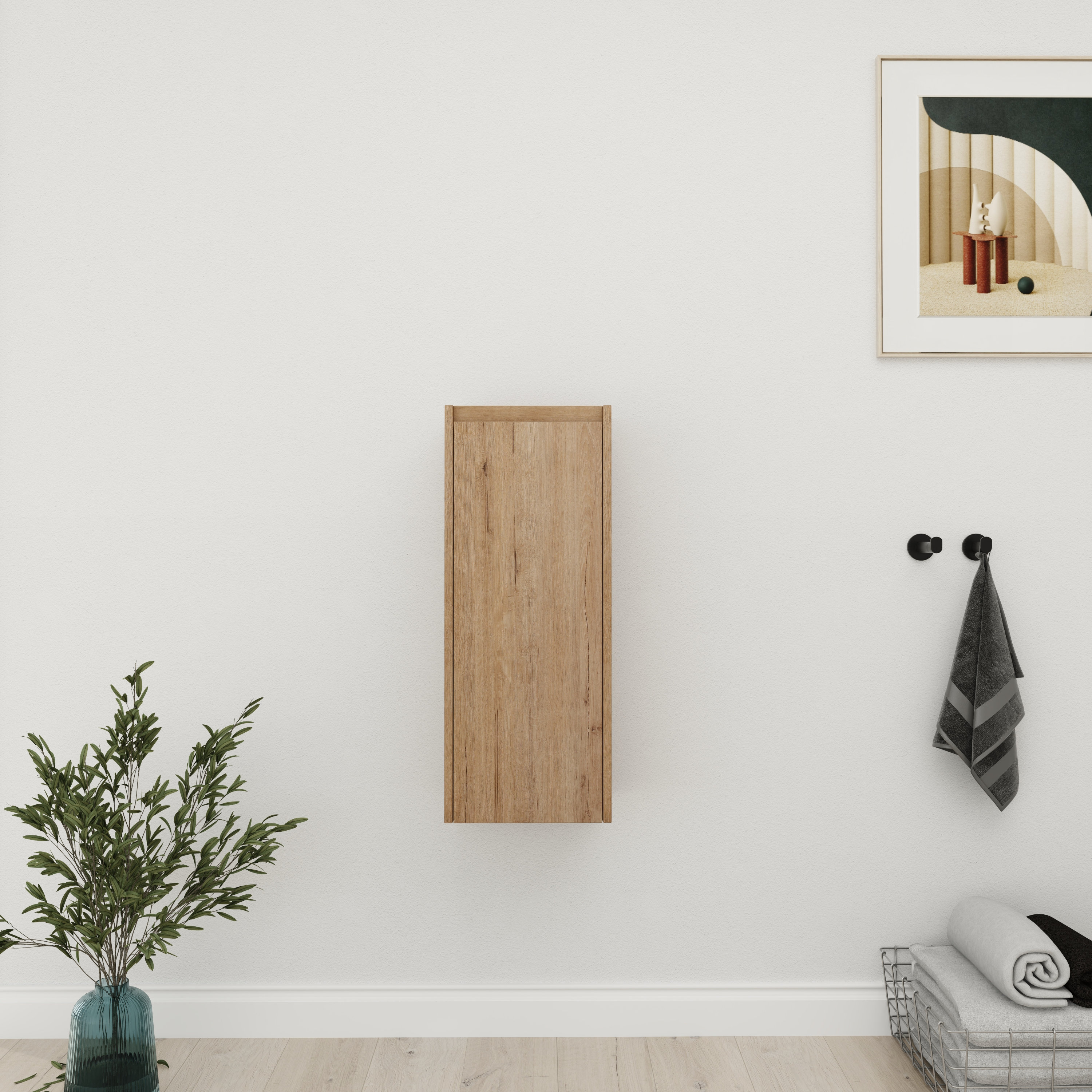 Millwood Pines Dyce Plywood Wall Bathroom Cabinet | Wayfair