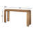 Herma Anelis Solid Wood Top Console Table