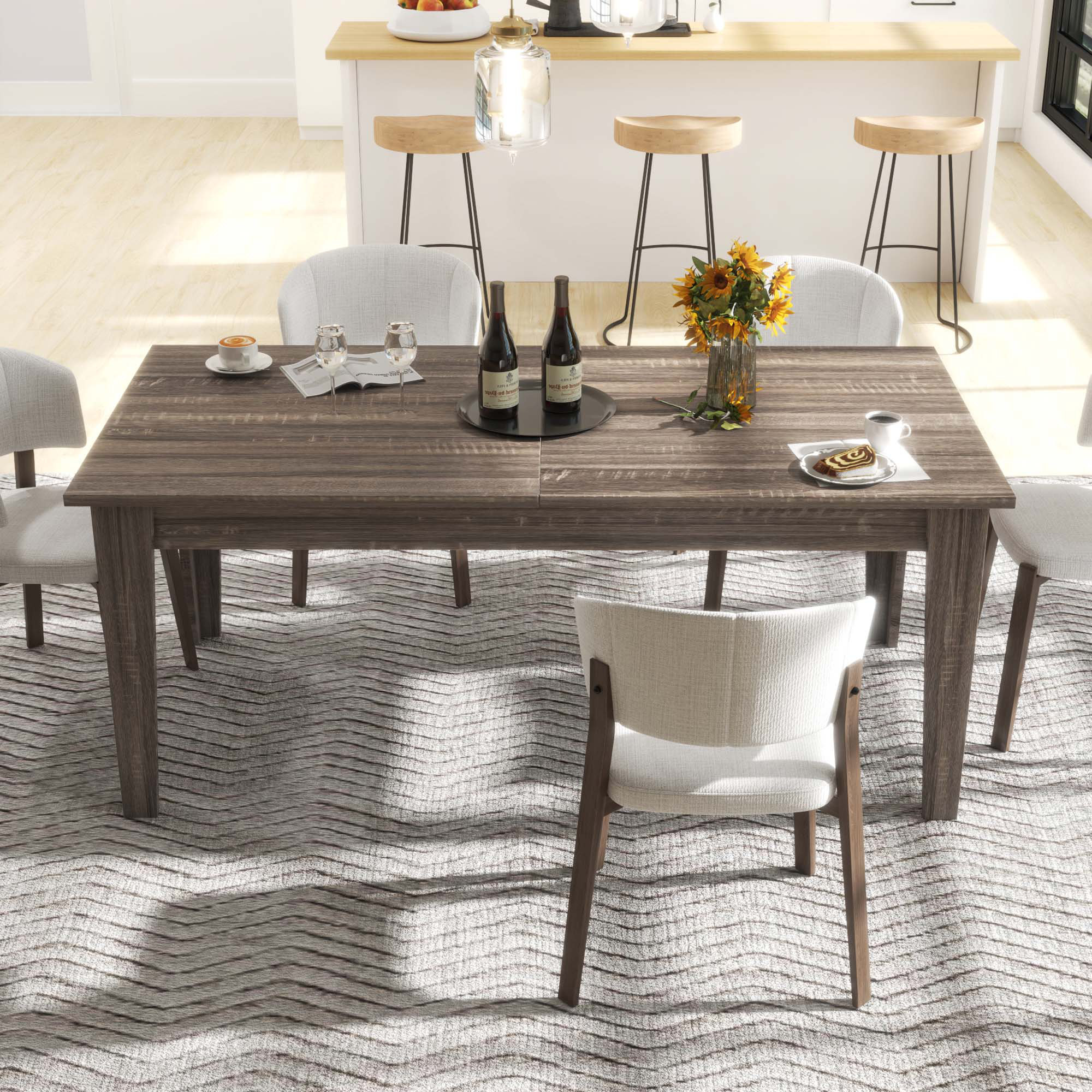 George Oliver Dining Table,Large Extendable Kitchen Table - Wayfair Canada