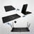 Portable Folding Table with Carrying Handle