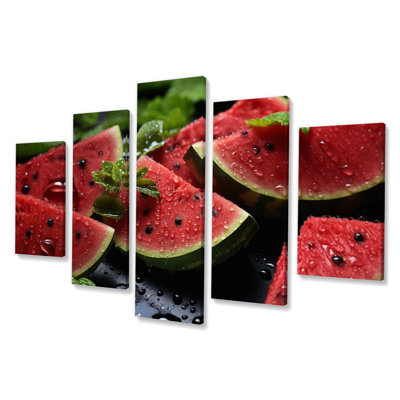 Regeani - Fruits Wall Decor - 5 Panels