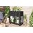 TOPMAX Patio 35.4''X17.7''X37.4'' Mini Wood Cold Frame-124440823