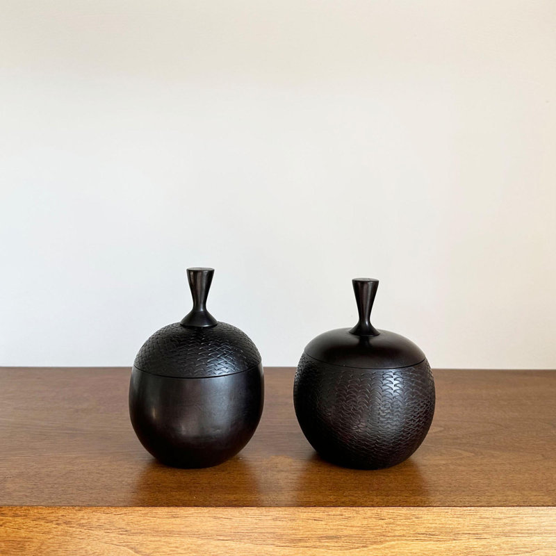 Ebony Wood Vessel - Khala Range, Style Two