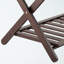 Porte-bagages en bois massif avec tablette à finition cappuccino, H 19,85 po x l 26,35 po x P 18,40 po-111987218