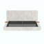 Cadre de lit avec table de chevet coulissante réglable, effet flottant, coussin rembourré en mousse 8,7 po, montage facile-1359841454