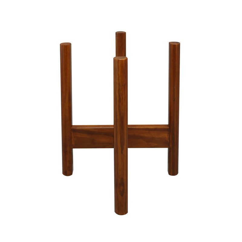 Ogallala Plant Stand, 16" H x 12" L x 12" D, Antique Mahogany
