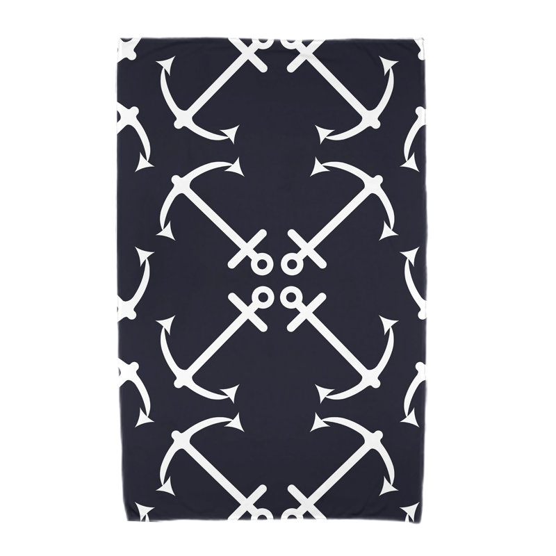 Serviette de plage Hancock, Bleu marine