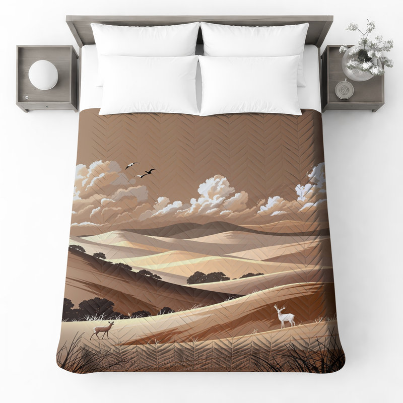 Couvre-lit Rolling Hills Landscape, Double