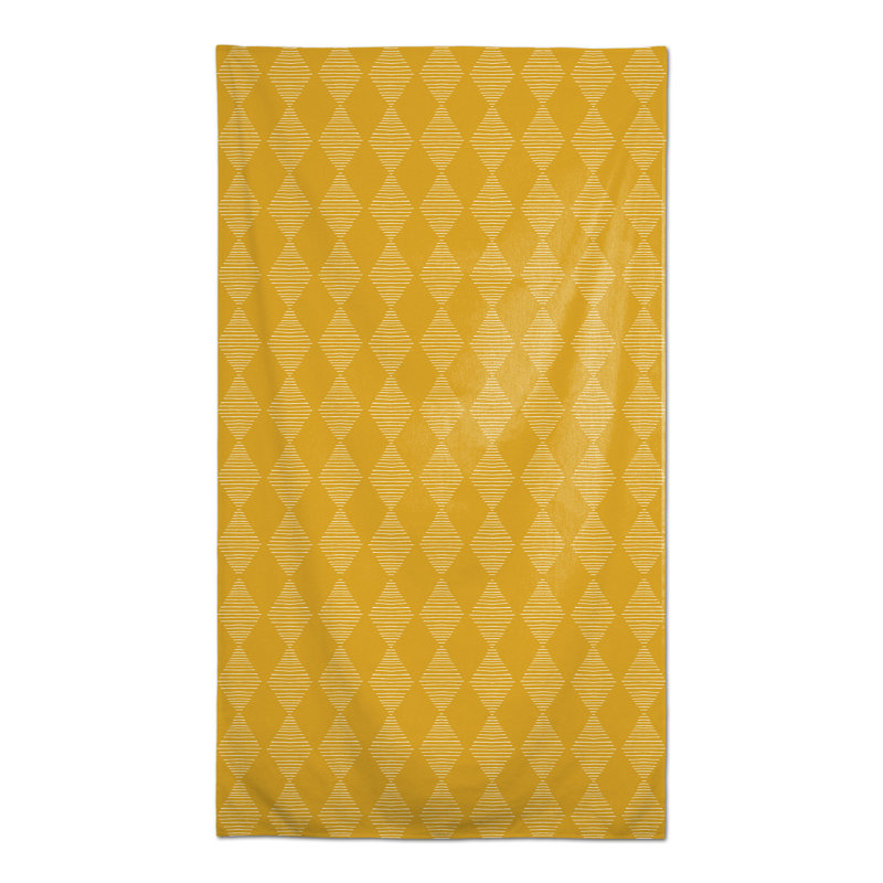 Hansen Geometric Tablecloth, Yellow