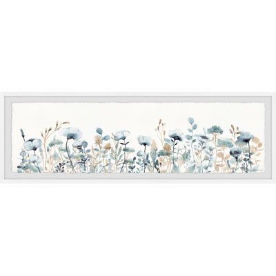Panoramic Flowers View by Marmont Hill - Single Picture Frame Panoramic Print