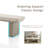 Bartel 59"W Upholstered Dining Bench with Wood Base