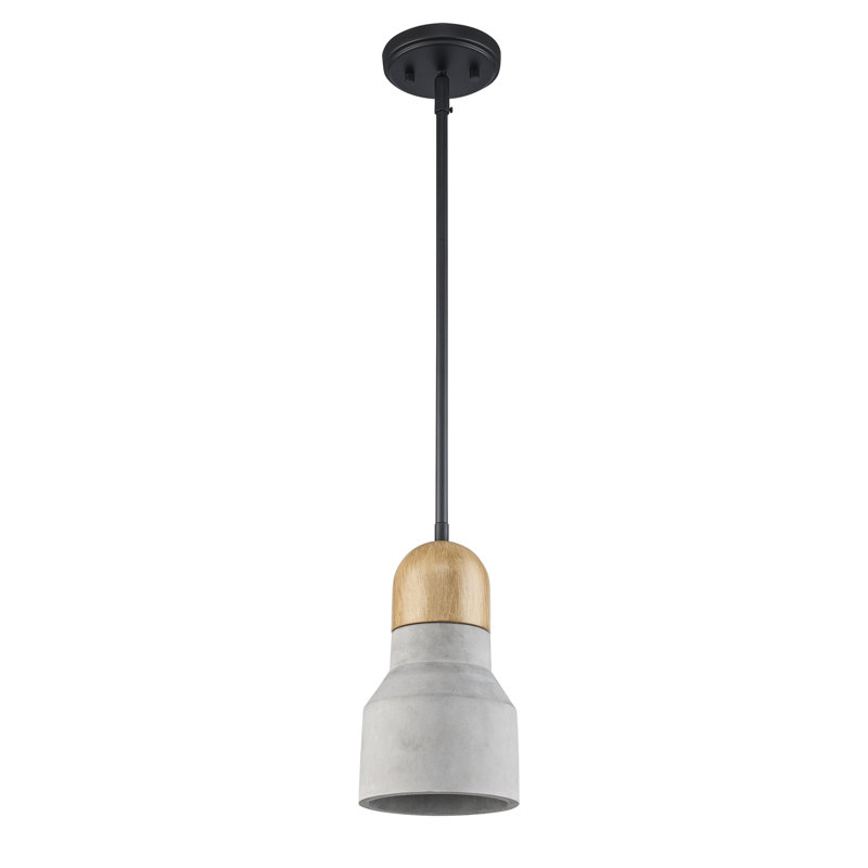 Luminaire suspendu 1 lumière Zac, H 10,80 po x l 5,90 po x P 5,90 po