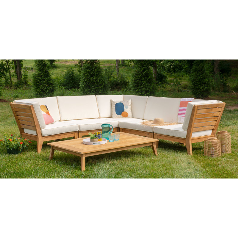Irma Modular Patio Conversation Set with Cushions