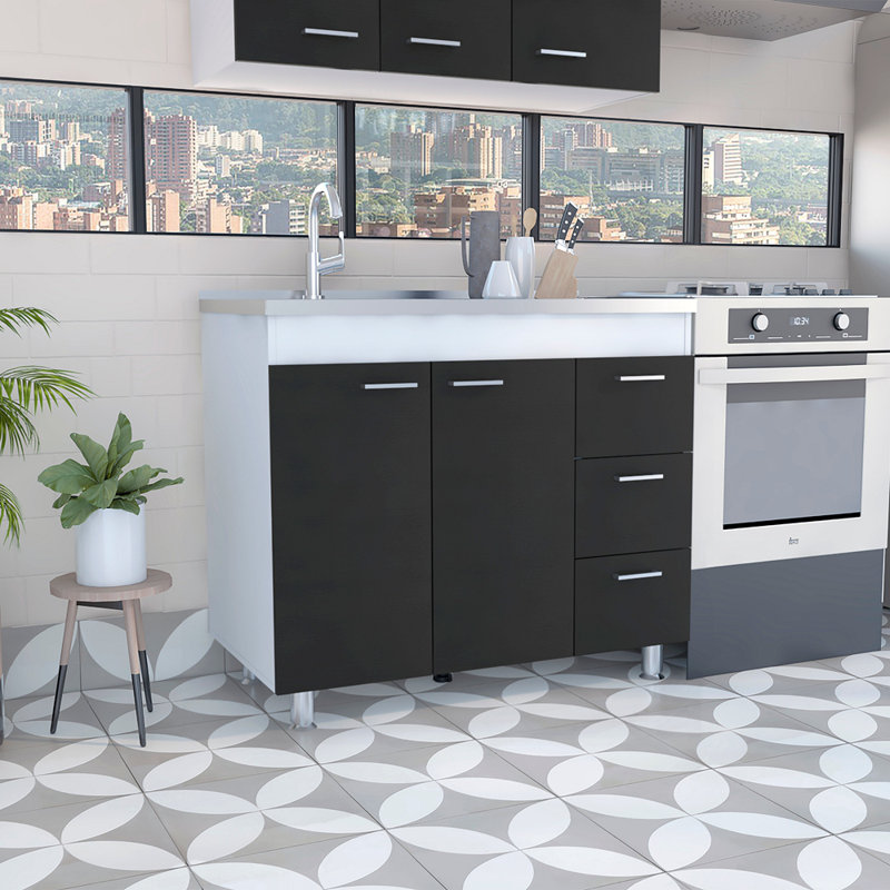 3-Drawer Base Cabinet And