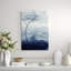 Deep Blue Root II Print by Sara Brown-26724509-26724517