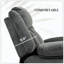 Poches chauffantes électriques pour fauteuil de massage inclinable
