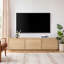 Meuble télé moderne avec rangement de 70,9 po de largeur avec meuble télé pour téléviseur de 80 po ou moins-1313791394-1322305832