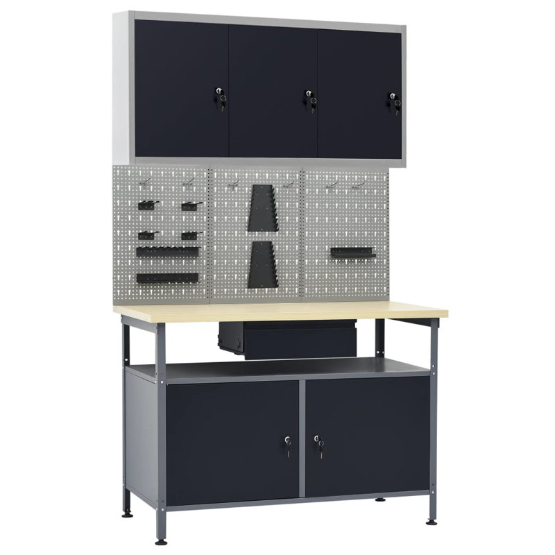Vanpelt 304.8cm W Metal Shelving Unit