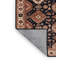 Tapis brun lavable à la machine