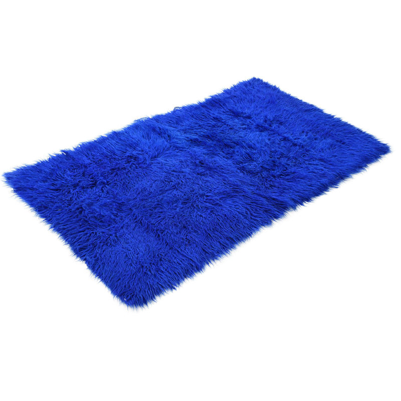 Tapis bleu 3 x 5 Parra