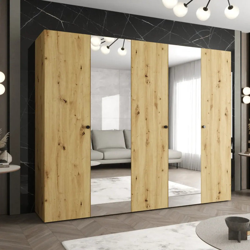 Manufactured Wood Wardrobe, Oak Artisan