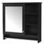 Armoire de rangement murale avec tablette réglable et miroirs-769163745