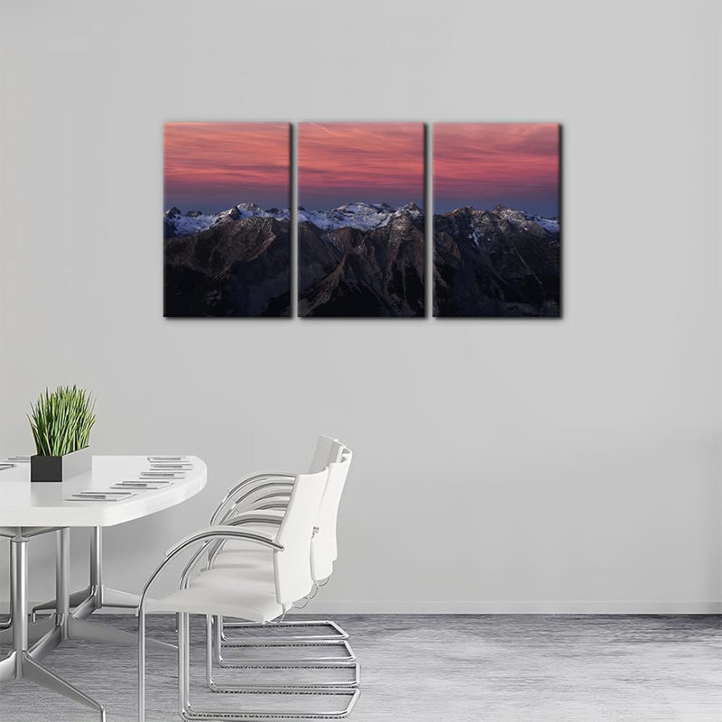 3 Piece Wrapped Canvas Wall Art