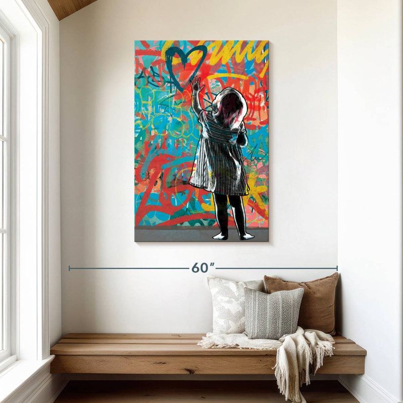 Portrait d'un enfant urbain Leisha, H 45 po x l 30 po