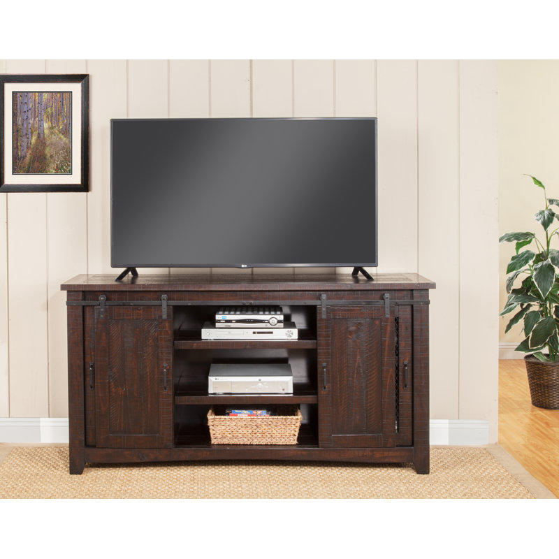 Kinsella Solid Wood TV Stand, Espresso