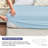  Sunflower Brushed Microfiber Fitted Sheet Only With Straps Fits Up To 14-123495489-123495484