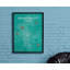 Oklahoma City Map - No Frame Print-239982490
