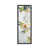 Toile avec cadre en bois foncé rustique
