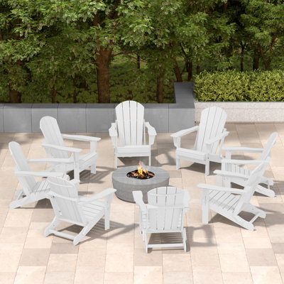 Vinnie Foldable Outdoor Adirondack Chair